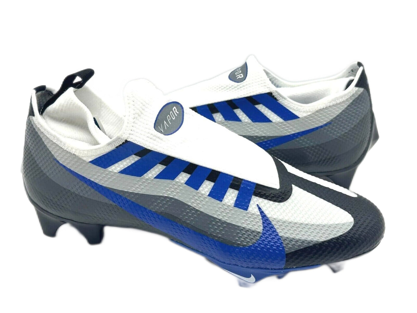 Nike Vapor Edge Pro 360 DV0778-003 Black-Game Royal-White-Dark Smoke Grey Men's Football Cleats 10.5 US