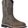 Hoss Rushmore CT WP PR Rancher Buff - Big Sizes - Boots for Men - Leather Upper - Slide Closure Brown 8 EE - Wide
