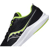 Saucony Unisex-Child Kinvara 13, Black/Lime, 6 Big Kid