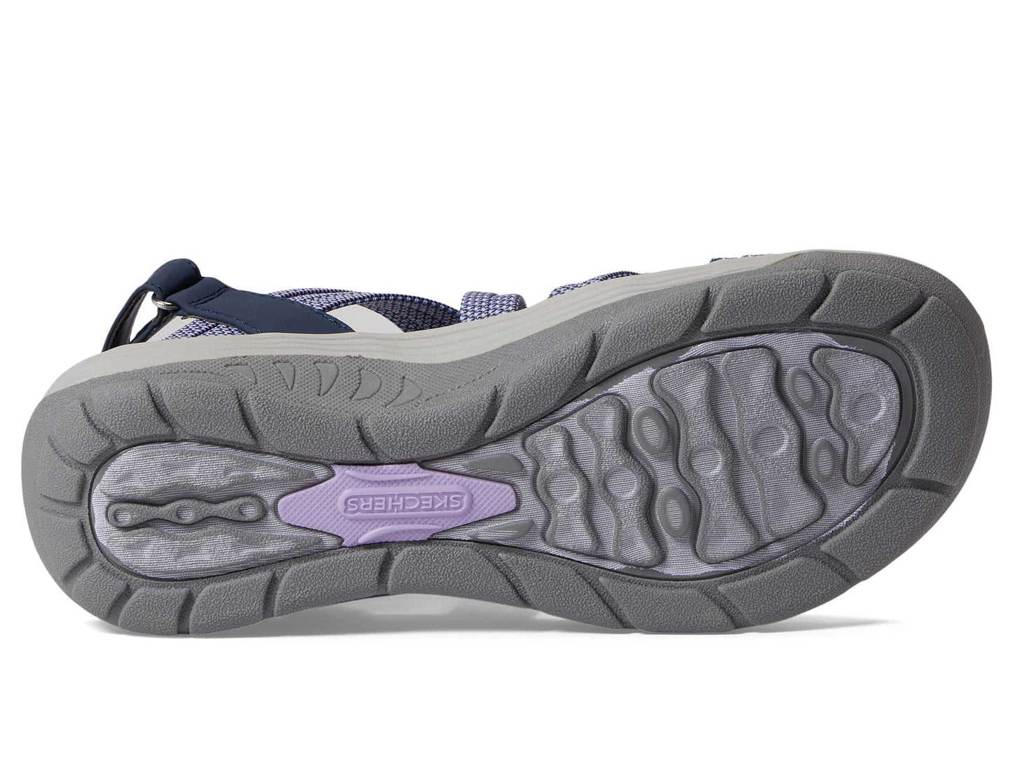 Skechers USA Reggae Cup-Smitten By You Women's Sandal, 6 B(M) US, Navy-Blue