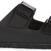 Birkenstock Men's Arizona Triples Black, Birko Flor Slippers, Triples Black, 7.5