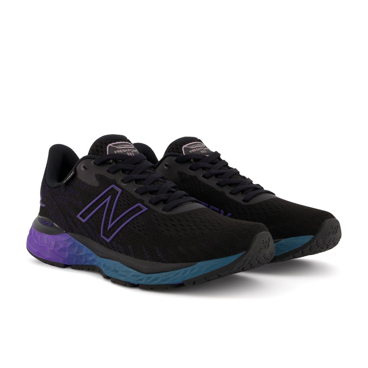 New Balance Women's Fresh Foam 880v11 Running Shoe, Black/Night Tide, 11.5 Medium