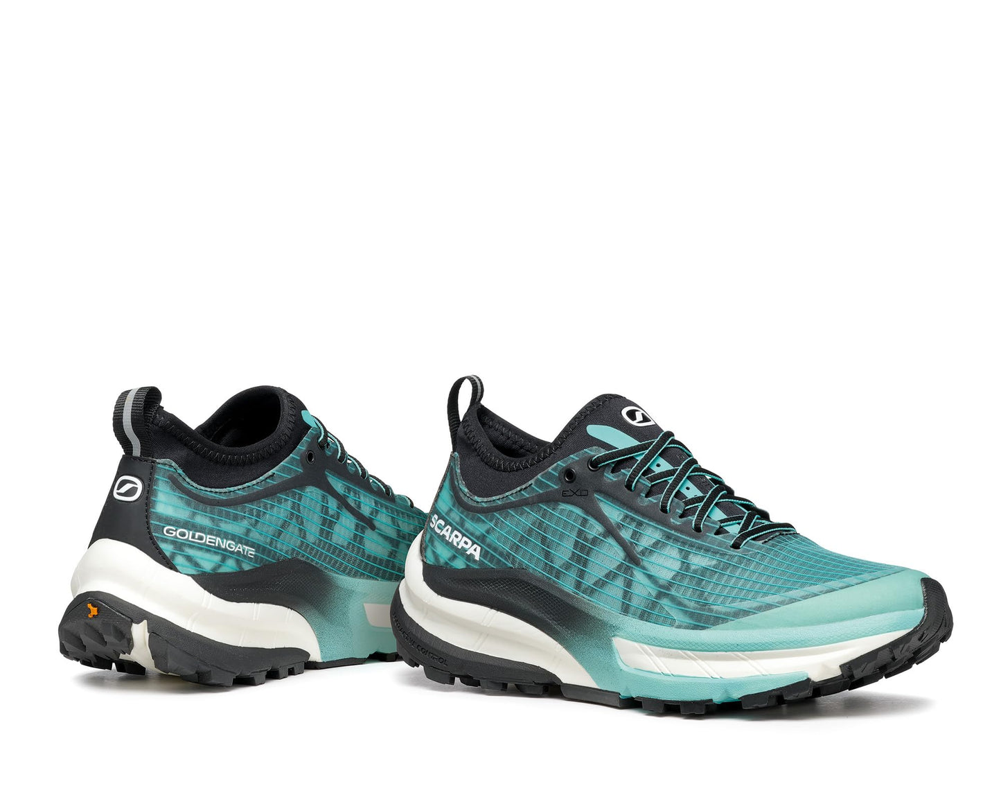 SCARPA Women's Golden Gate ATR Trail Shoes for Hiking and Trail Running - Aruba Blue/Black - 9-9.5