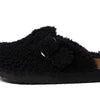 Birkenstock Women's Boston Big Buckle Teddy by Papillio, Black, 10 Medium US