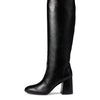 Stuart Weitzman Flareblock 85 Slouch Boot Black 2 8.5 B