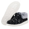 Hey Dude Women's Britt Abstract Grey Leopard Size 7 | Women’s Shoes | Women’s Lace Up Boots | Comfortable & Light-Weight