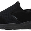 Skechers mens Equalizer Persistent Ballet Flat, Black, 7.5 US
