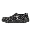 HEYDUDE Kids Mens Wally Skeletons (Little Kid/Big Kid) Black 5 Big Kid M