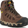 Thorogood Crosstrex 6” Insulated Waterproof Hiking Boots for Men - Breathable Premium Leather and Mesh with Comfort Insole and Athletic Traction Outsole; ASTM Rated, Brown - 8 W US