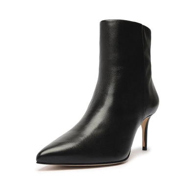 SCHUTZ Women's Mikki Mid Booties, Black, 8 Medium US