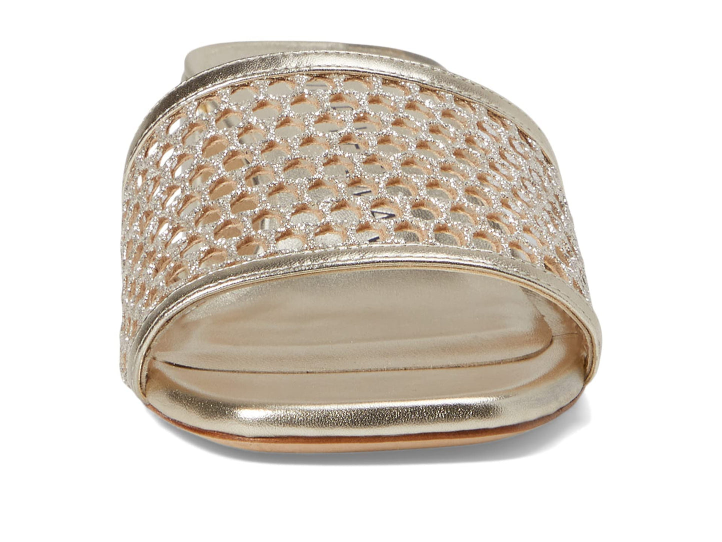 Stuart Weitzman Cayman 35 Block Slide Platino 8.5 B