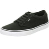 Vans Men's Ward Sneaker, Black ((Canvas) Black/Gum 7hi), 13
