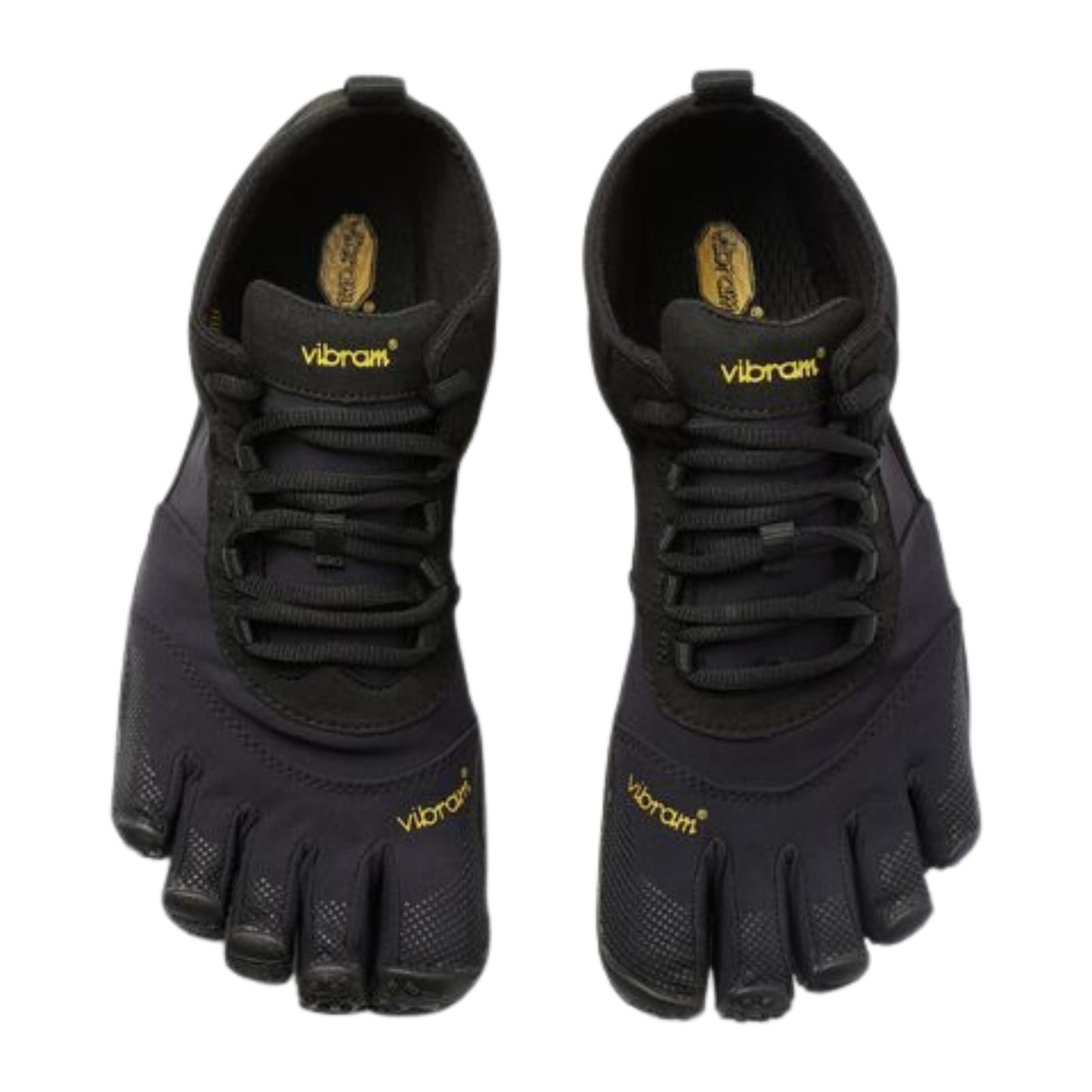 Vibram Women's FiveFingers V-Trek | Barefoot All-Terrain Outdoor Shoe for Hiking & Light Trail, Black/Black, 38 EU / 7.5-8 US
