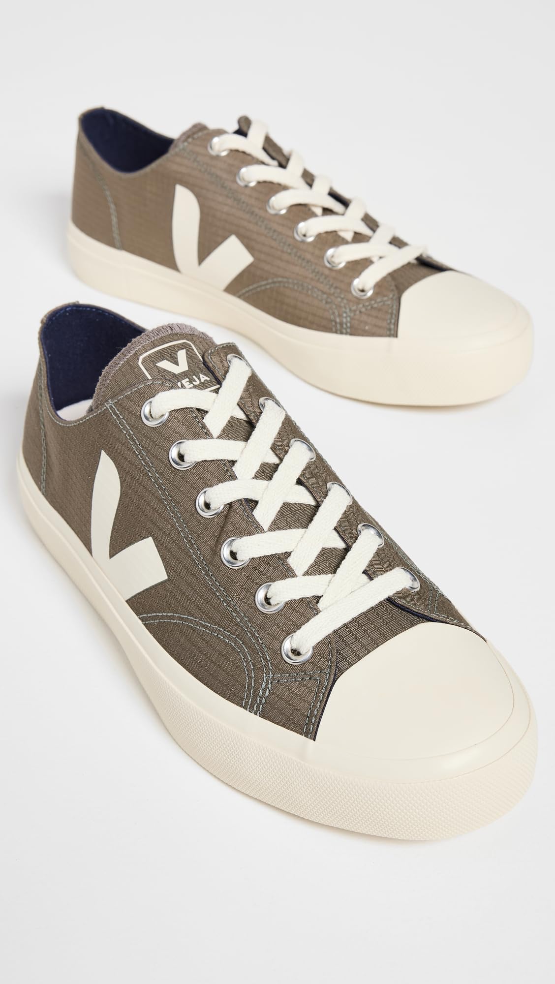 Veja Men's Wata II Low Sneakers, Kaki Pierre, Green, 11.5 Medium US