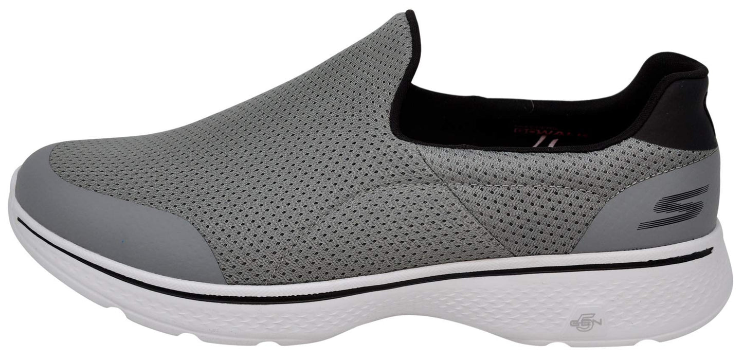 Skechers Men's Go Walk 4 Incredible Walking Shoe, Light Grey, 14 M US