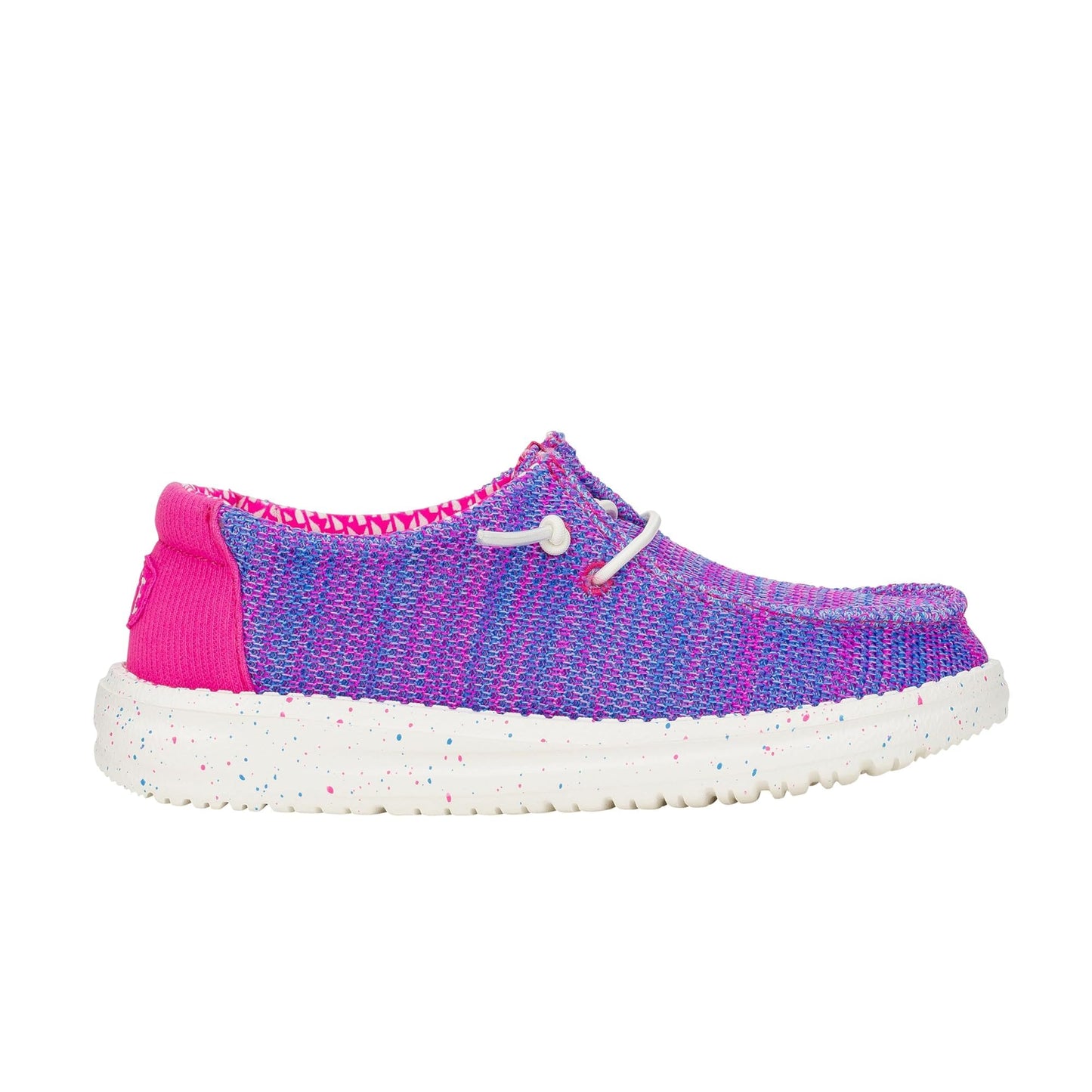 HEYDUDE Womens Kid Wendy Stretch Mesh (Toddler) Pink Multi 7 Toddler