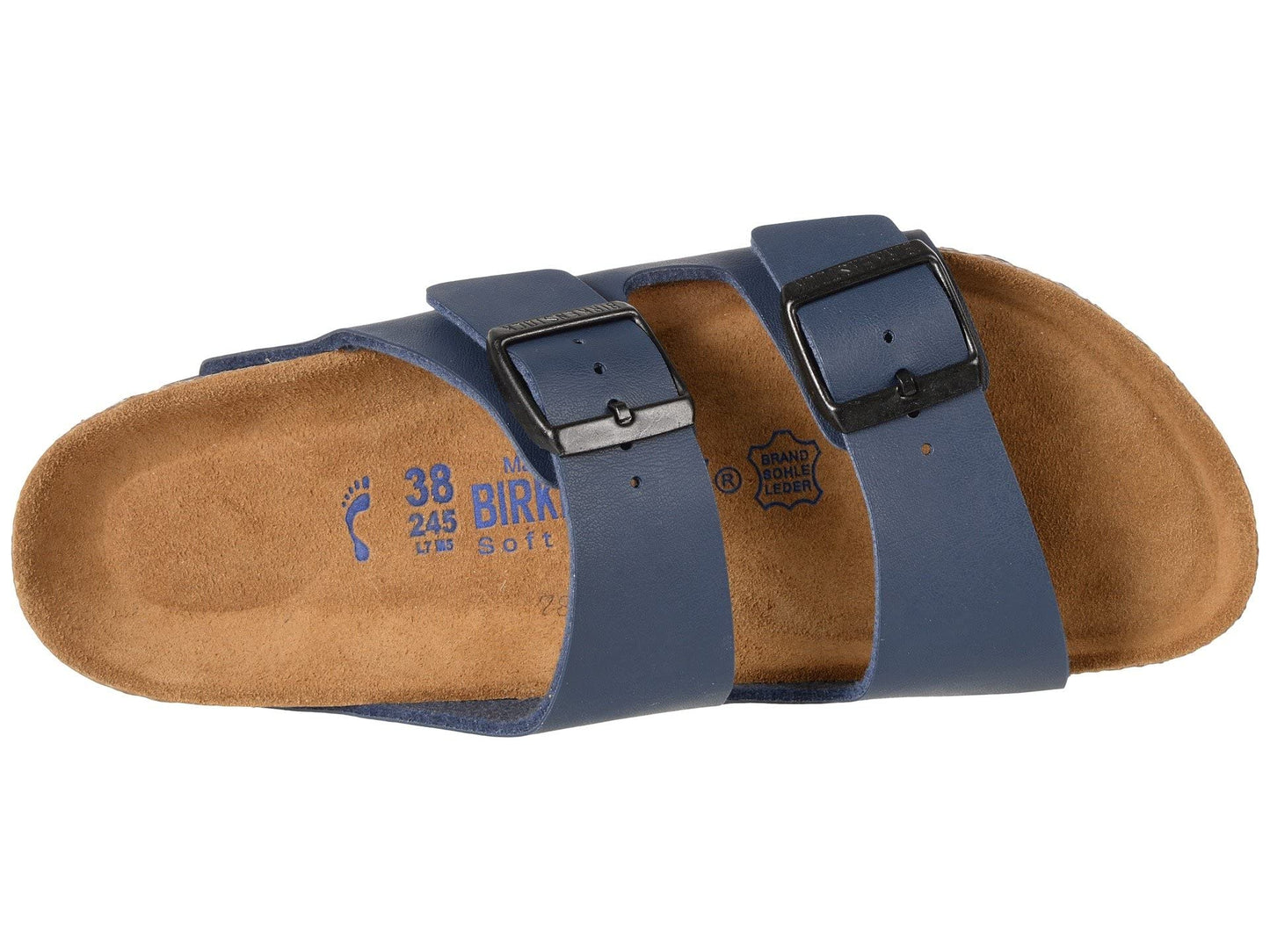 Birkenstock Arizona Soft Footbed Navy Birko-Flor™ EU 35 (US Women's 4-4.5) Regular