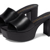 Stuart Weitzman Squarehigh Platform 95 Slide Black 9 B