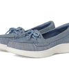 Skechers, Womens, On-The-Go Flex Radiant - Rivera, Blue, 6, B - Medium