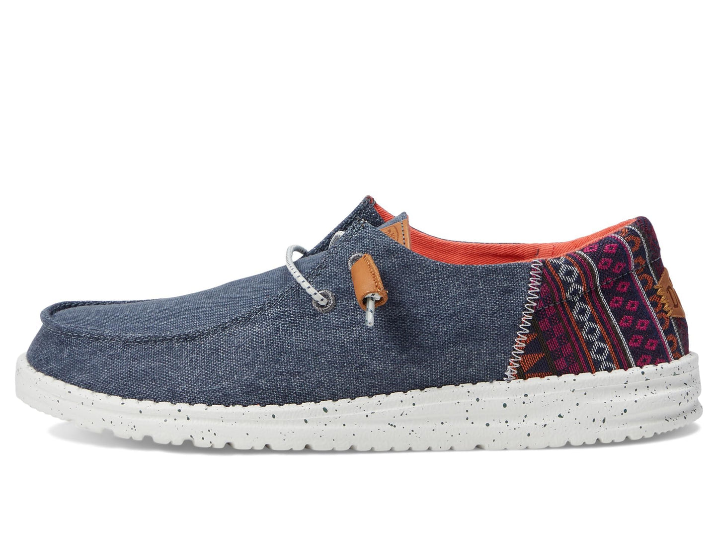 HEYDUDE Wendy Funk Baja Navy Size 12 | Women’s Shoes | Women’s Slip-on Loafers | Comfortable & Light-Weight