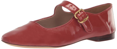Sam Edelman Michaela Mary Jane Flat Dark Auburn Rust 8.5 Medium