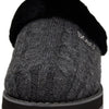 Skechers BOBS Women's Keepsakes Delight Slipper, Charcoal/Black, 7 W US