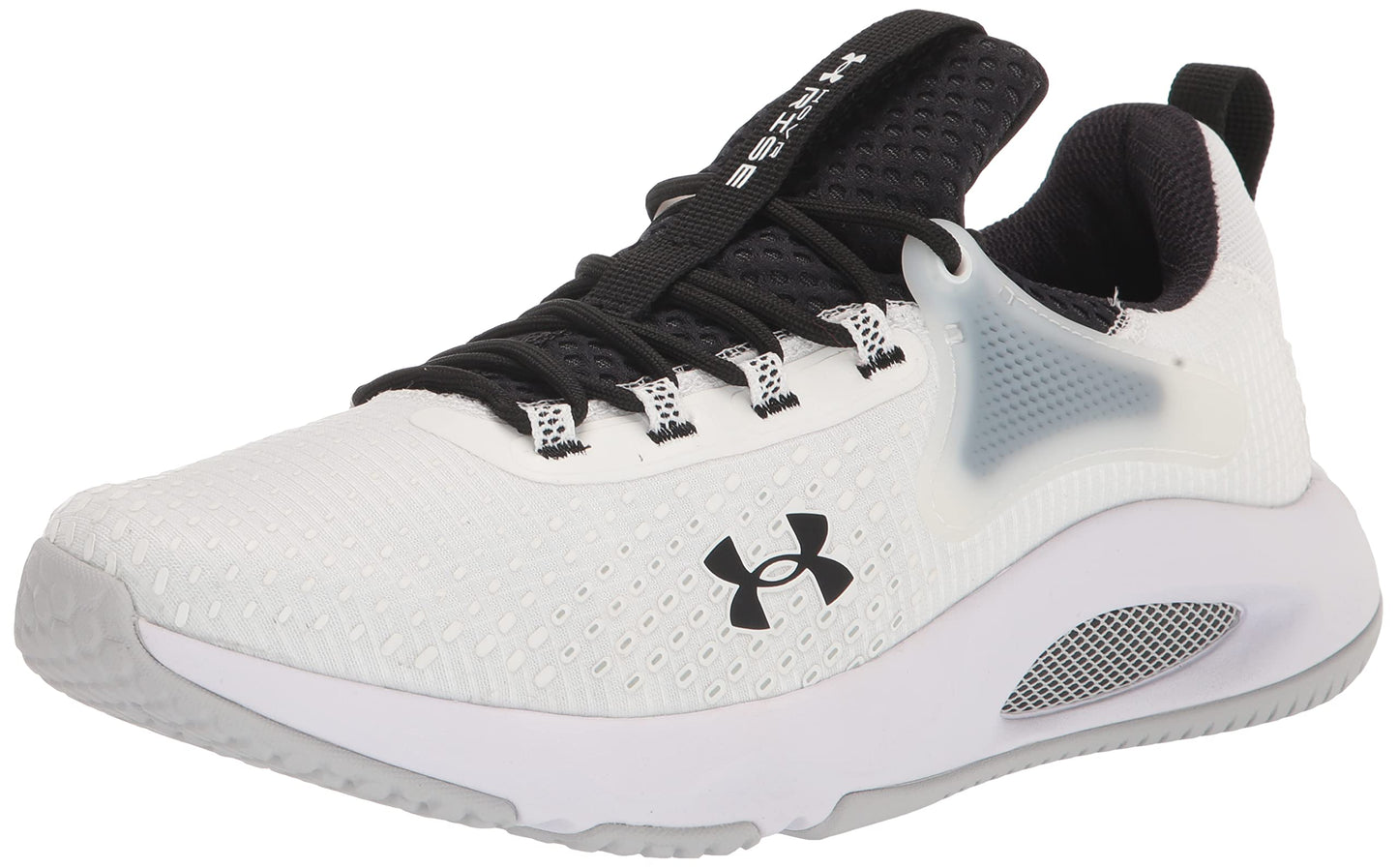 Under Armour Men's HOVR Rise 4 Training Shoe, (100) White/White/Black, 7