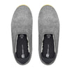 mahabis Classic Slippers, Comfy Premium Unisex House Shoe for Indoors and Outdoors Larvik Light Grey/Skane Yellow 46 (US Men's 12) Medium
