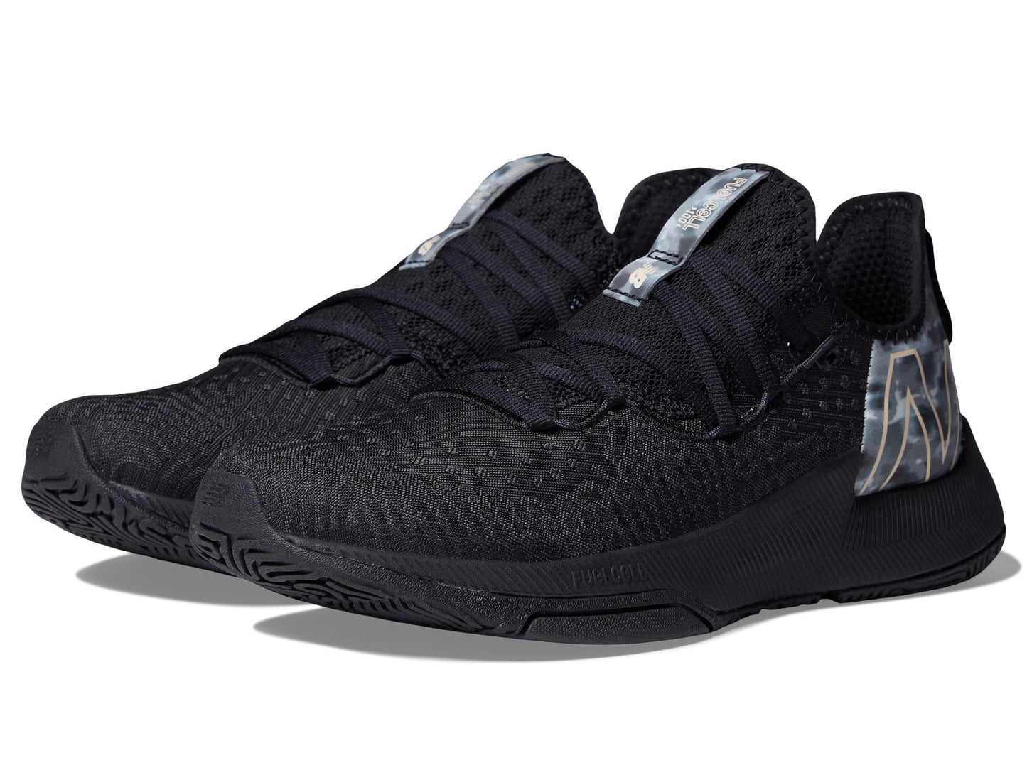 New Balance Women's FuelCell 100 V1 Cross Trainer, Black/Rose Gold Metallic, 7 Wide US