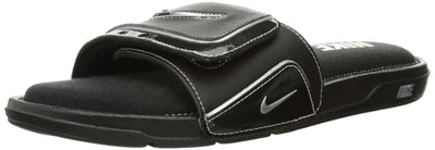 Nike Comfort Slide 2 Men Slider Black/White/Metallic Silver 415205-002 (SIZE: 7)