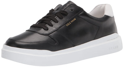 Cole Haan Women's Grandpro Rally Court Sneaker, Black/Optic White/Optic White, 9