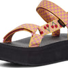 Teva Women's Flatform Universal Sandal, Picnic Cherries Rosebloom, 7