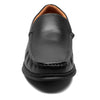 Florsheim Montigo Moc Toe Venetian Loafer Black Smooth Leather/Black Sole 8.5 M (D)