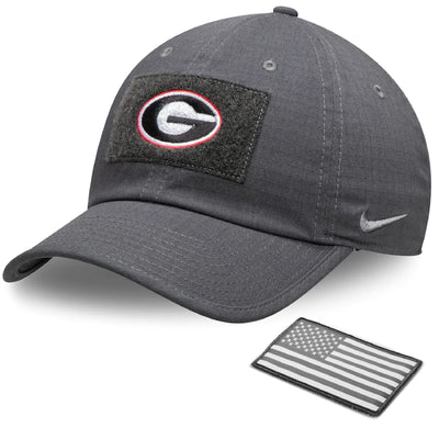 Nike Georgia Bulldogs Tactical Heritage 86 Team Performance Adjustable Hat (Anthracite)