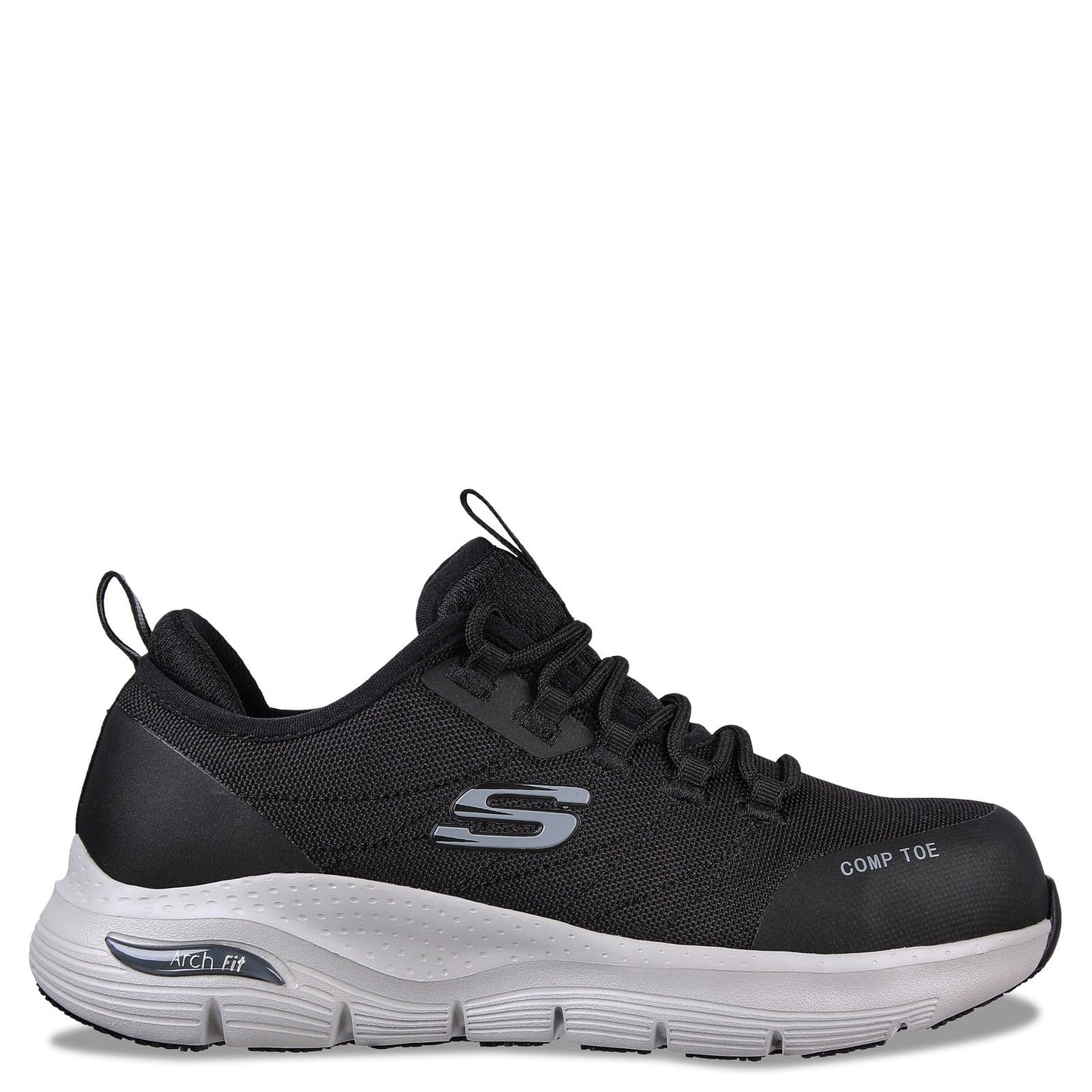 Skechers Work Arch Fit SREbinal Work Shoe Womens Oxford 11 BM US BlackGrey