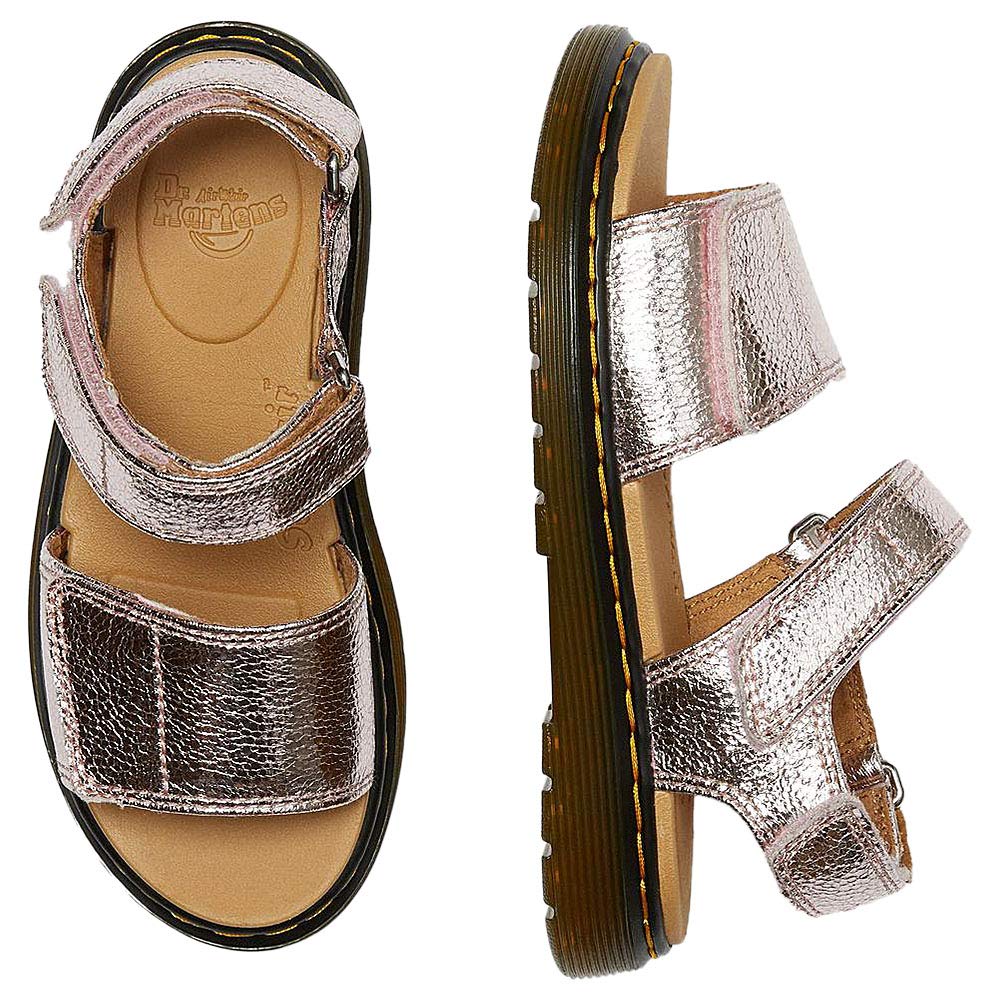 Dr. Martens Kid's Collection Girl's Romi (Little Kid/Big Kid) Pink Salt 3 UK (US 4 Big Kid)