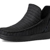 HEYDUDE Women's Camden Quilted Black/Black 10 Medium