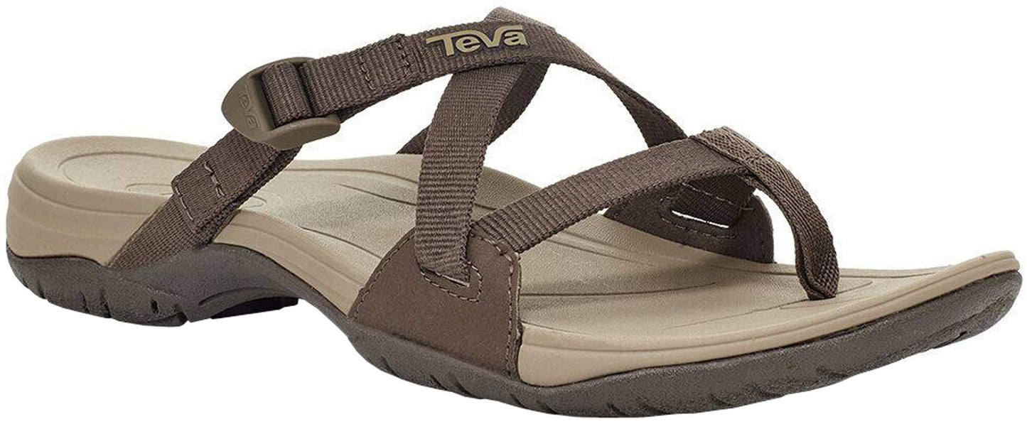 Teva Women's Ascona Flip Flop, Chocolate Chip, 5
