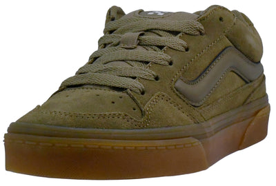 Vans Women's Caldrone Sneaker, Translucent Gum Gothic Olive, 7.5 M US