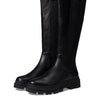 Madewell Porter Tall Boot-Extended Sizing Boots for Women - Leather Upper, Man-Made Outsole, and Lugged Block Heel True Black 8.5 M