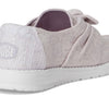 HEYDUDE Women's Wendy Bow Surf Wash Lilac 9 Medium