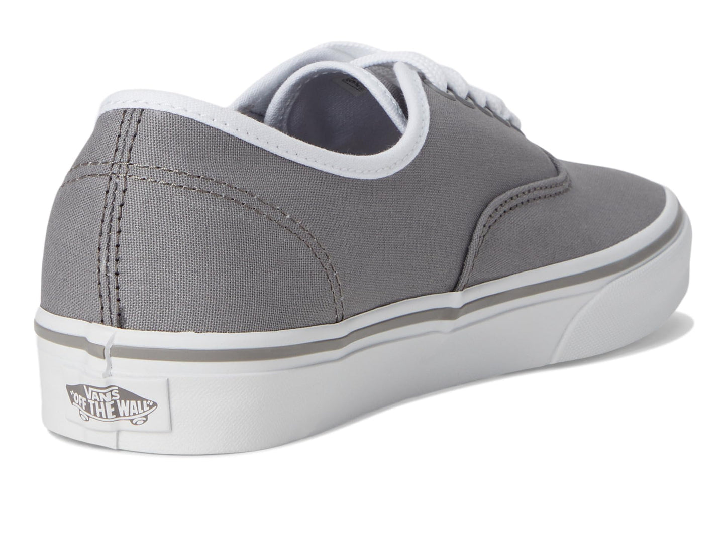 Vans Unisex U Authentic Sneaker, Canvas Pop Gray/White, 6.5-8 US Men