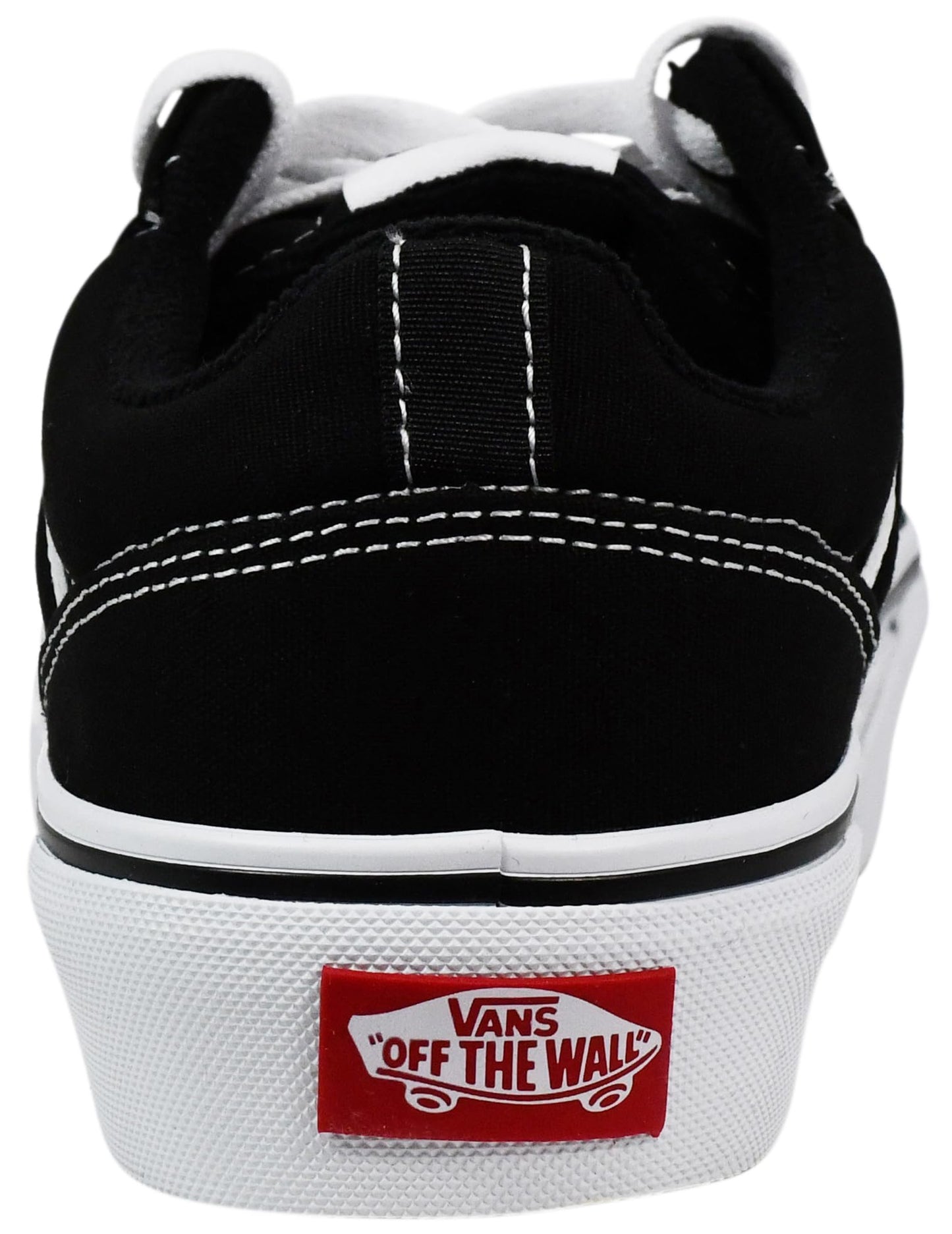Vans Women's Seldan Platform Sneaker, Canvas Black/White, 8 M US
