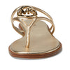 Michael Kors Hampton Flat Sandal Pale Gold 9.5 M
