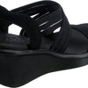 Skechers Women's Cali RUMBLE ON - DAY FLIRT, Black/Black, 8 M