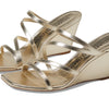 Stuart Weitzman Strapeze 85 Wedge Light Gold 9 B