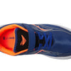 Saucony Kinvara 13 Alternative Closure Running Shoe, Saphire/RED, 2 US Unisex Big Kid