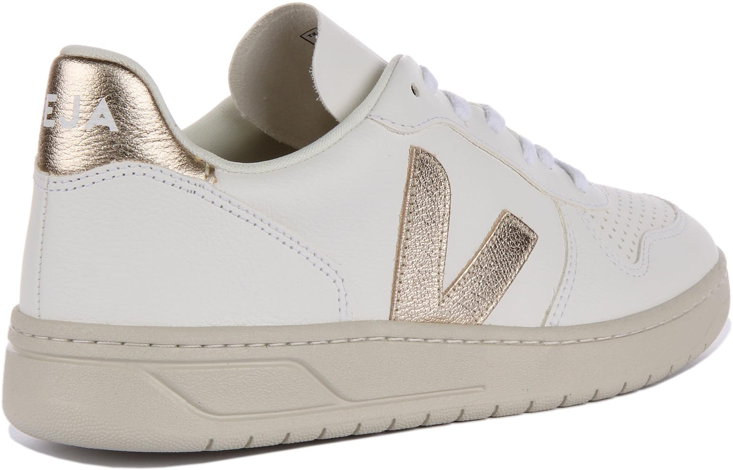 VEJA V-10 Extra White/Platine EU 46 (US Men's 12) M