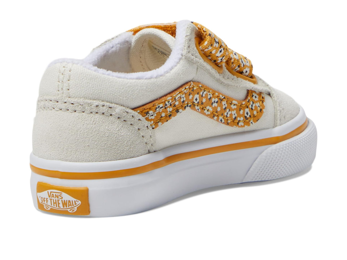 Vans Kids Old Skool V (Infant/Toddler) Sneaker, Ditsy Floral Multi/True White, 9.5 US Unisex