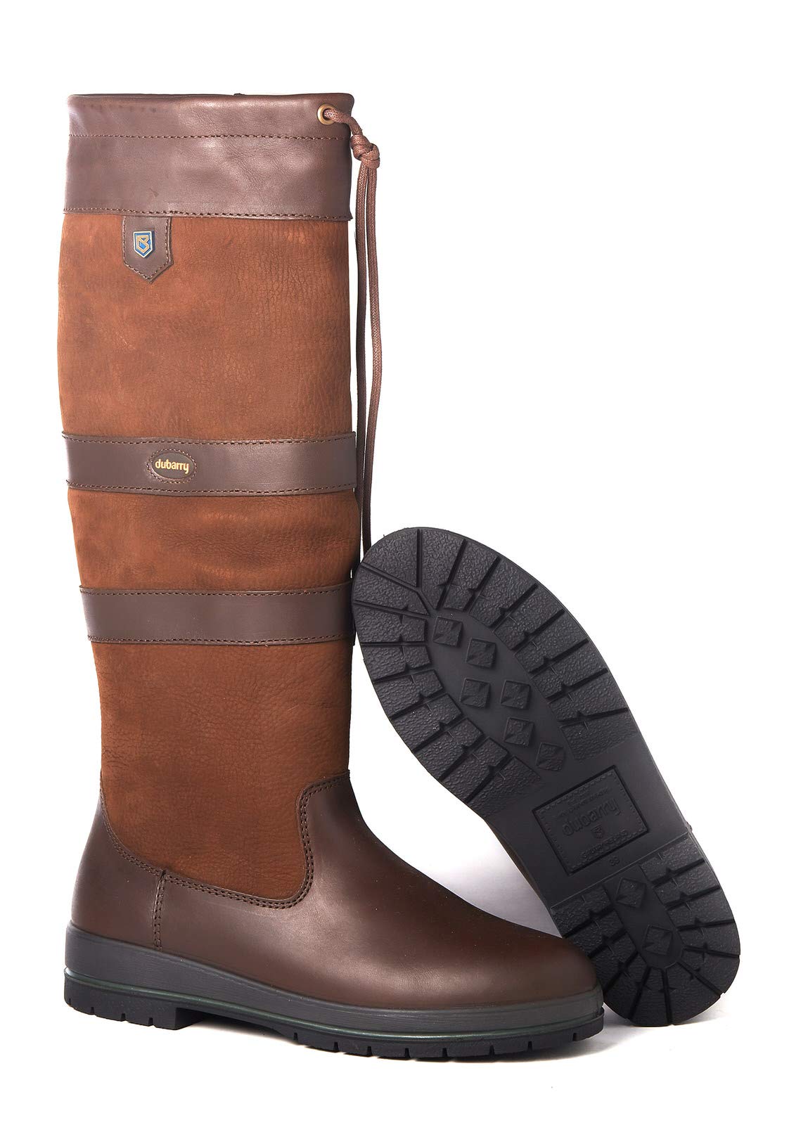 Dubarry Unisex Walnut Galway SlimFit GTX Tall Leather Boots US Men's 6.5-7 / Women's 7.5-8